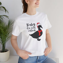 Load image into Gallery viewer, Duck Santa Hat Tee for Duck Lovers and Farm Enthusiasts