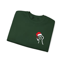 Load image into Gallery viewer, Christmas Santa Duck Crewneck Sweatshirt