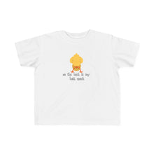 Load image into Gallery viewer, Toddler Tee - Funny Duckling Butt Quack Design