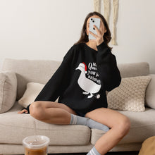 Load image into Gallery viewer, Merry Quackmas You Filthy Animal Christmas Duck Sweatshirt