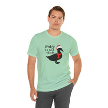 Load image into Gallery viewer, Duck Santa Hat Tee for Duck Lovers and Farm Enthusiasts