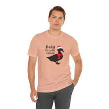 Load image into Gallery viewer, Duck Santa Hat Tee for Duck Lovers and Farm Enthusiasts