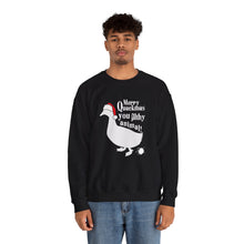 Load image into Gallery viewer, Merry Quackmas You Filthy Animal Christmas Duck Sweatshirt