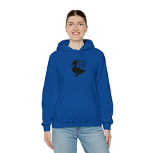 Load image into Gallery viewer, Crested Duck Dad Unisex Hooded Sweatshirt