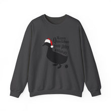 Load image into Gallery viewer, Merry Quackmas You Filthy Animal Christmas Duck Sweatshirt