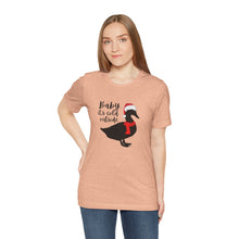 Load image into Gallery viewer, Duck Santa Hat Tee for Duck Lovers and Farm Enthusiasts