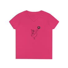 Load image into Gallery viewer, I Like You V-Neck Tee