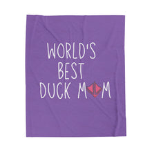 Load image into Gallery viewer, World's Best Duck Mom Blanket