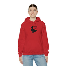 Load image into Gallery viewer, Crested Duck Dad Unisex Hooded Sweatshirt