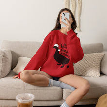 Load image into Gallery viewer, Merry Quackmas You Filthy Animal Christmas Duck Sweatshirt