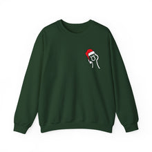 Load image into Gallery viewer, Christmas Santa Duck Crewneck Sweatshirt