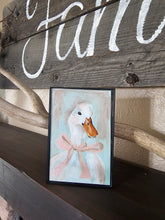 Load image into Gallery viewer, Canvas Print - Lady Duck with Pink Bow