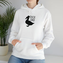 Load image into Gallery viewer, Crested Duck Dad Unisex Hooded Sweatshirt