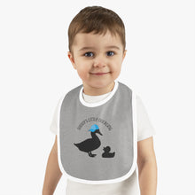 Load image into Gallery viewer, Daddy's Little Duckling Baby Bib