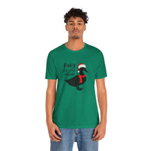 Load image into Gallery viewer, Duck Santa Hat Tee for Duck Lovers and Farm Enthusiasts