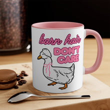 Load image into Gallery viewer, Barn Hair Don't Care Duck Mug — Funny Duck Mom Coffee Cup