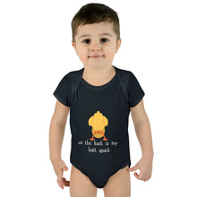 Load image into Gallery viewer, Baby Bodysuit - Funny Duckling 'On the Back is My Butt Quack'