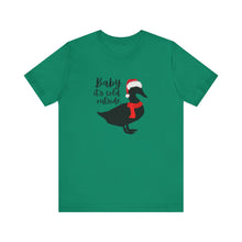 Load image into Gallery viewer, Duck Santa Hat Tee for Duck Lovers and Farm Enthusiasts