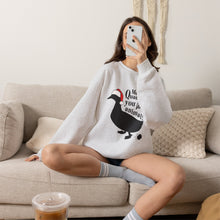Load image into Gallery viewer, Merry Quackmas You Filthy Animal Christmas Duck Sweatshirt