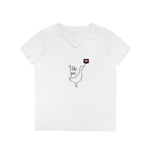 Load image into Gallery viewer, I Like You V-Neck Tee