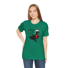 Load image into Gallery viewer, Duck Santa Hat Tee for Duck Lovers and Farm Enthusiasts