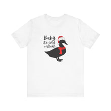 Load image into Gallery viewer, Duck Santa Hat Tee for Duck Lovers and Farm Enthusiasts
