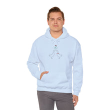 Load image into Gallery viewer, Hoodie - Ducks Kissing Under Mistletoe Holiday Sweatshirt
