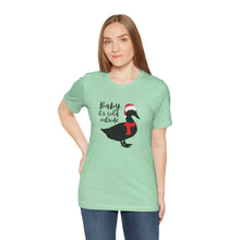 Load image into Gallery viewer, Duck Santa Hat Tee for Duck Lovers and Farm Enthusiasts
