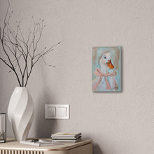 Load image into Gallery viewer, Canvas Print - Lady Duck with Pink Bow
