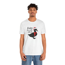 Load image into Gallery viewer, Duck Santa Hat Tee for Duck Lovers and Farm Enthusiasts
