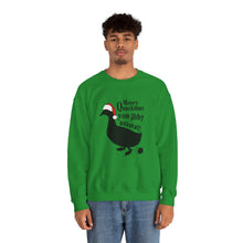 Load image into Gallery viewer, Merry Quackmas You Filthy Animal Christmas Duck Sweatshirt
