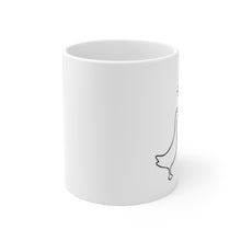 Load image into Gallery viewer, Mug Ducks Kissing Under Mistletoe
