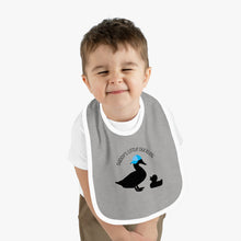 Load image into Gallery viewer, Daddy&#39;s Little Duckling Baby Bib
