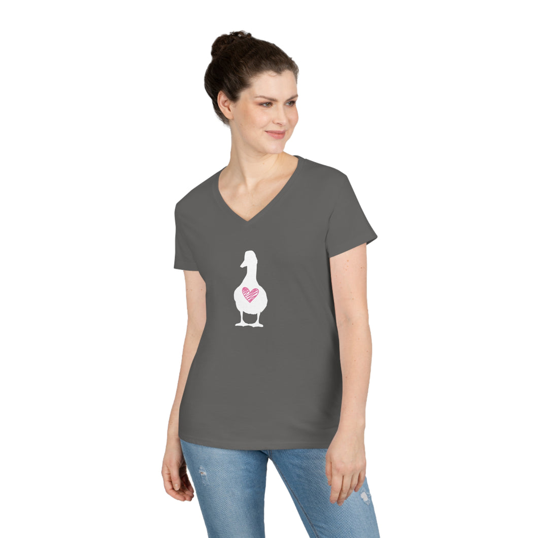 Hearty Duck V-Neck Tee