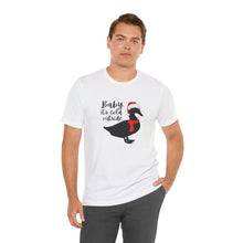 Load image into Gallery viewer, Duck Santa Hat Tee for Duck Lovers and Farm Enthusiasts

