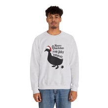 Load image into Gallery viewer, Merry Quackmas You Filthy Animal Christmas Duck Sweatshirt
