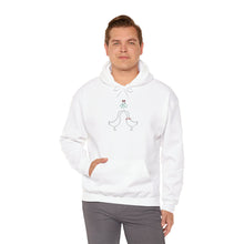 Load image into Gallery viewer, Hoodie - Ducks Kissing Under Mistletoe Holiday Sweatshirt
