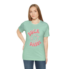 Load image into Gallery viewer, Retro Duck Daddy Plain Short Sleeve Tee
