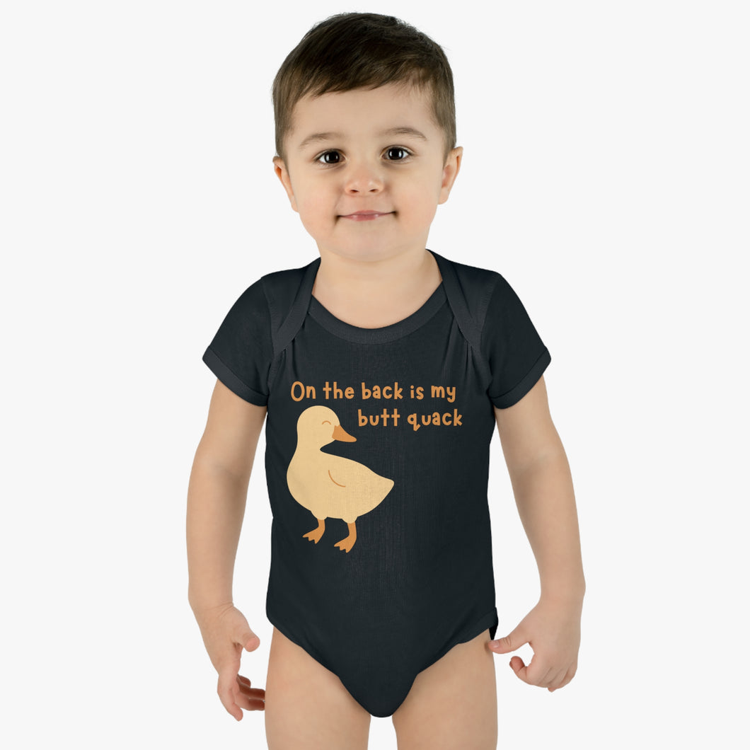 Butt Quack Infant Bodysuit