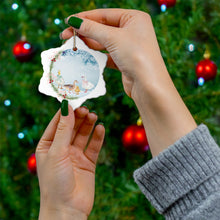 Load image into Gallery viewer, Ceramic Ornament Ducks in the Snow
