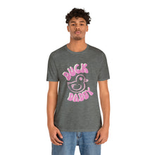 Load image into Gallery viewer, Retro Duck Daddy Plain Short Sleeve Tee
