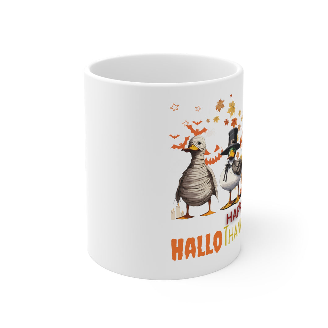 Happy HalloThankMas Mug