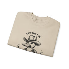 Load image into Gallery viewer, Duck Small Town Unisex Sweatshirt
