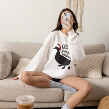 Load image into Gallery viewer, Merry Quackmas You Filthy Animal Christmas Duck Sweatshirt
