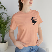 Load image into Gallery viewer, Crested Duck Dad Unisex Short Sleeve Tee
