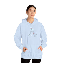 Load image into Gallery viewer, Hoodie - Ducks Kissing Under Mistletoe Holiday Sweatshirt
