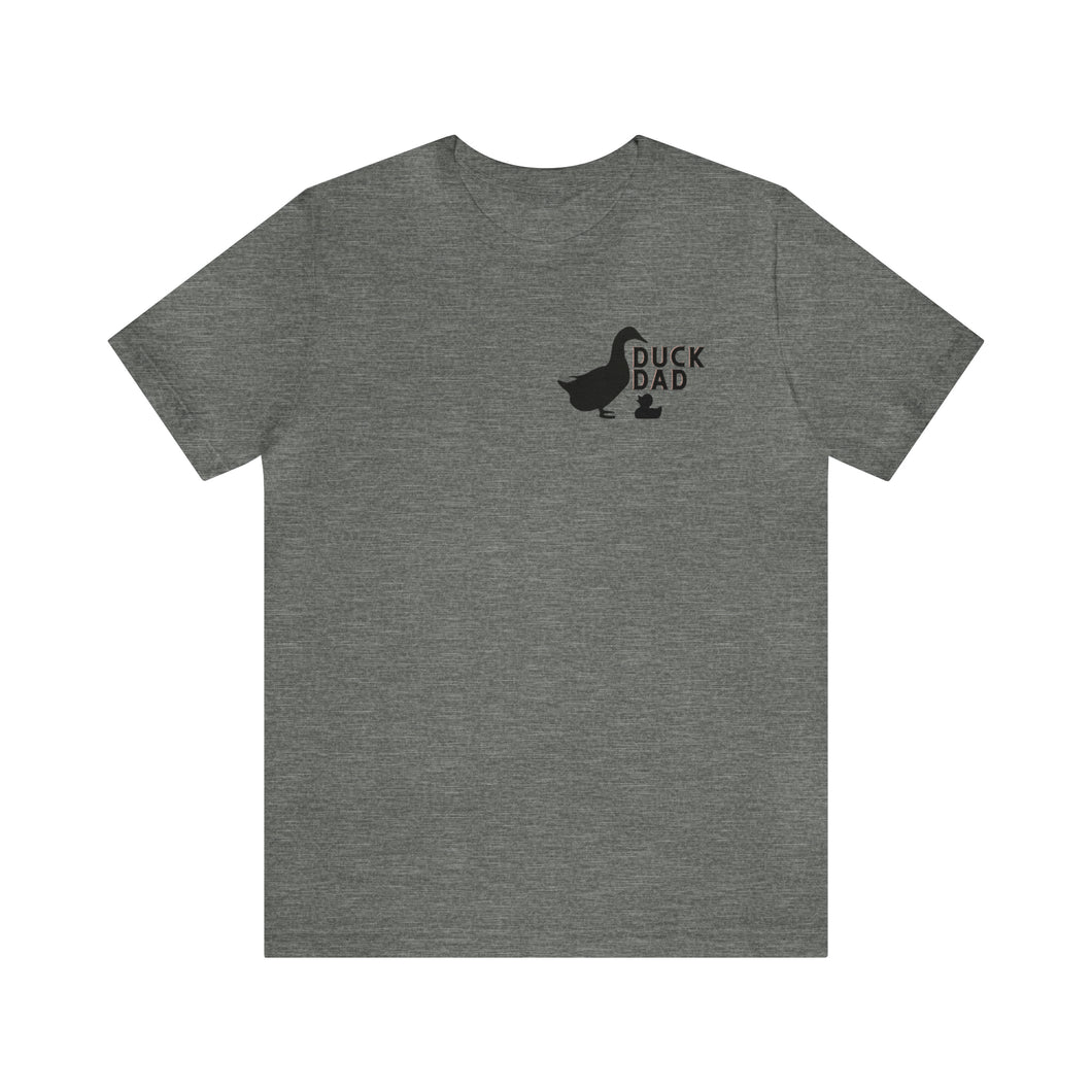 Duck Dad & Duckling Unisex Short Sleeve Tee