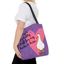 Load image into Gallery viewer, For My Ducks Tote Bag
