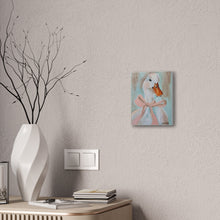 Load image into Gallery viewer, Canvas Print - Lady Duck with Pink Bow
