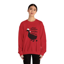 Load image into Gallery viewer, Merry Quackmas You Filthy Animal Christmas Duck Sweatshirt
